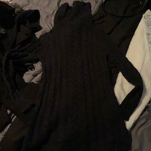 Turtleneck dress sweater
